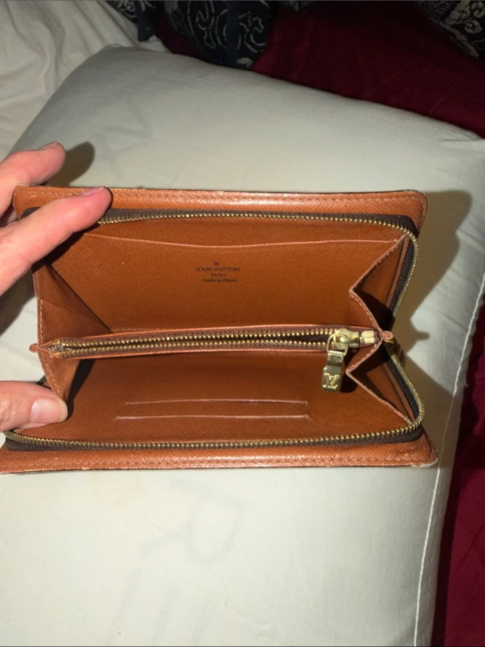 Louis Vuitton Monogram Card & Key Holder in Brown and Gold